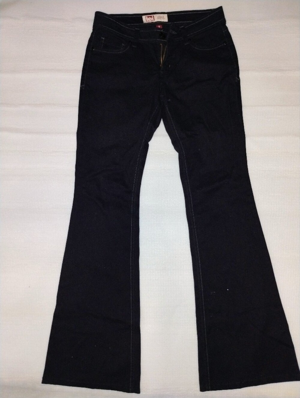 Lei Darkest Black Jeans . Size 5 . Bootcut